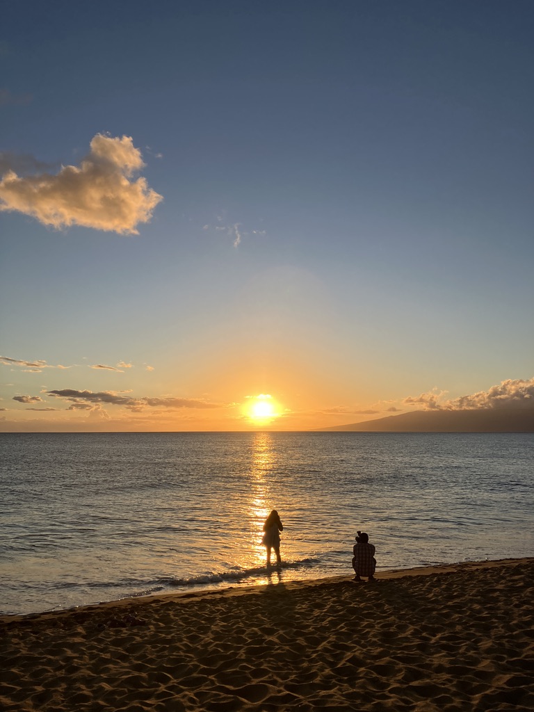 sunset in hawai'i