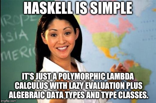Haskell is simple