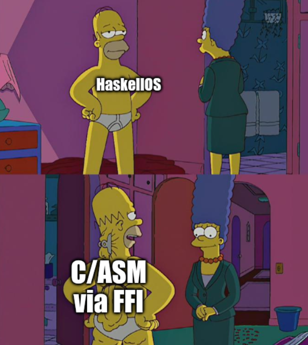 HaskellOS architecture